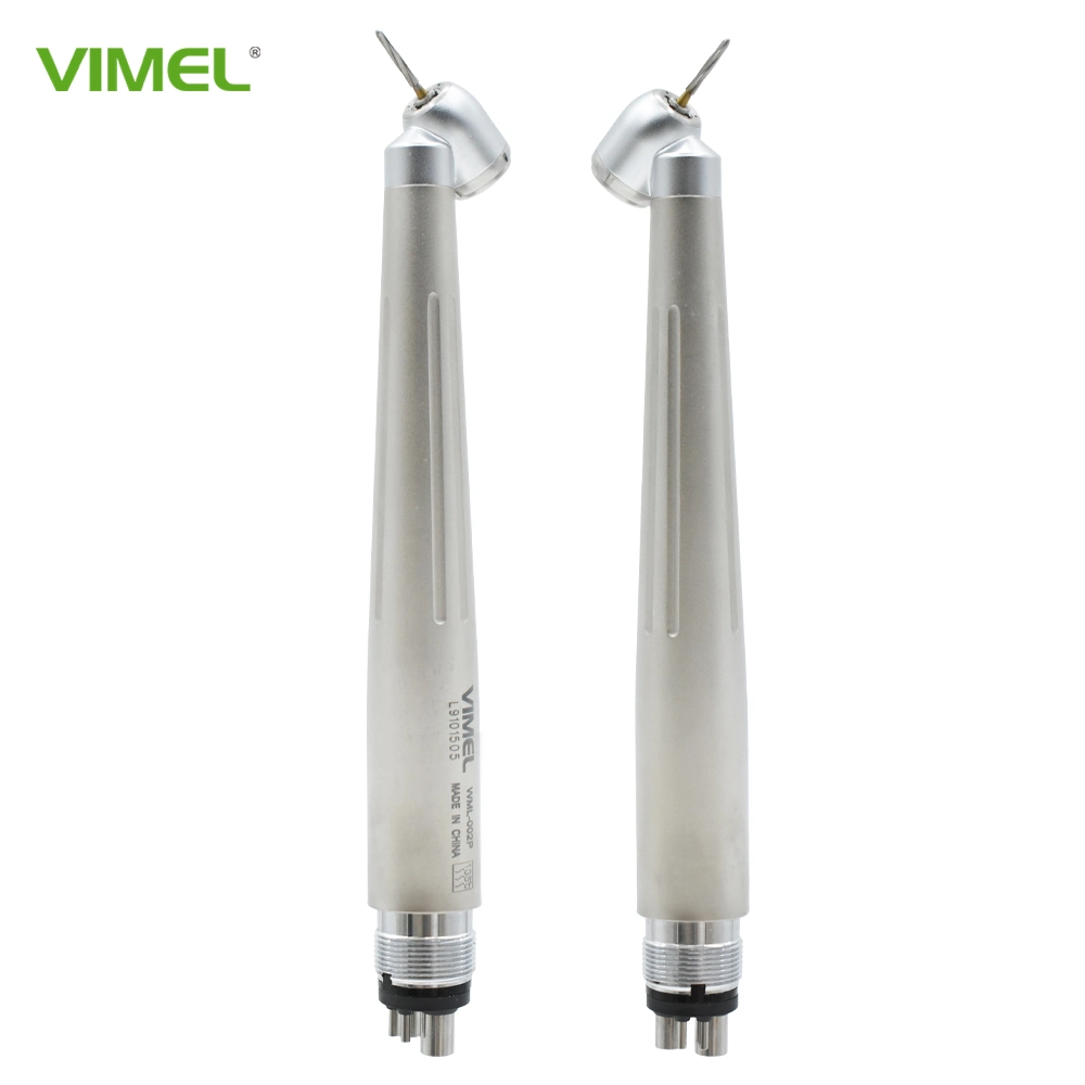 New in Dental High Speed Handpiece 45&deg; Rear Exhaust LED Air Turbine 3 Way Spray 2/4 Hole Dentistry