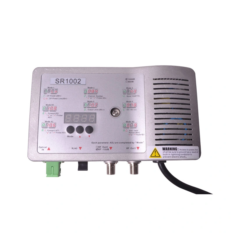 1GHz Optical Receiver with Return Path 5-1000MHz Indoor Optical Node