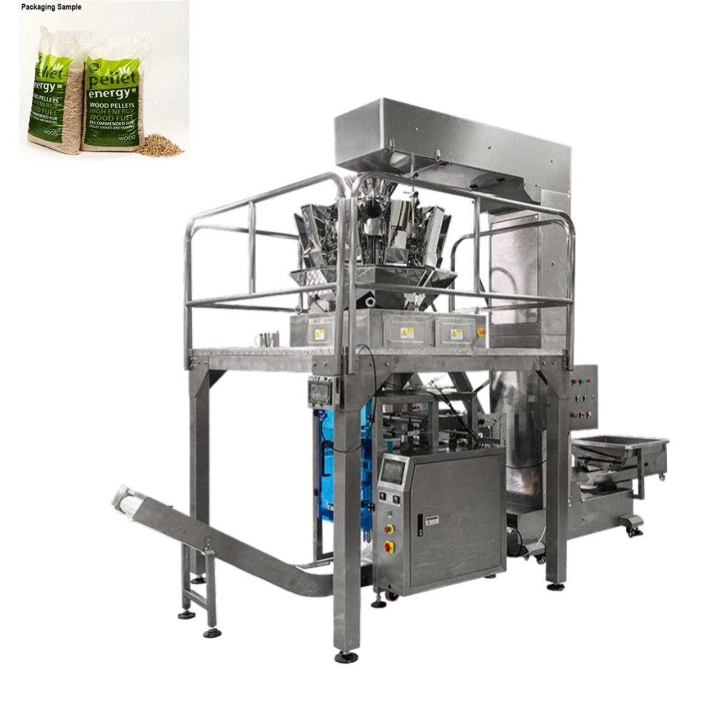 Multi-Function Granule Automatic Feed Packaging 15kg Cat Litter Vacuum Food Bentonite Soft Candy Wooden Pellets Packing Machine