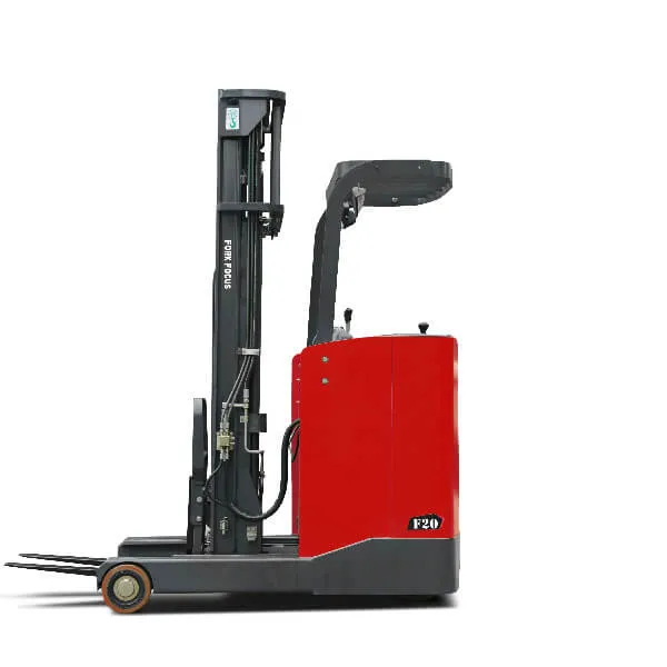 Stand up Reach Truck Warehouse Equipment 2.5t Forkfocus in Narrow Aisles and Smaller Space