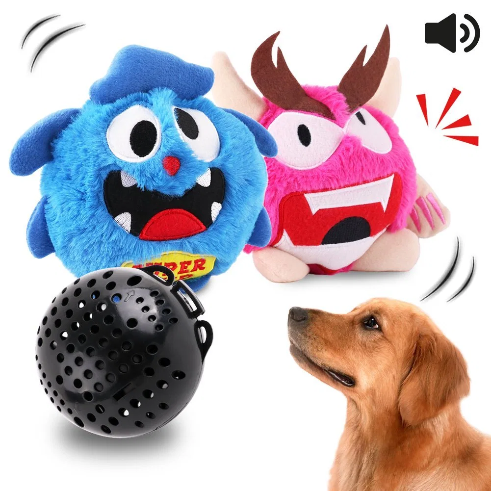 Agitar Crazy Bouncer electrónicos automáticos para cães brinquedos brinquedo Bola de pelúcia