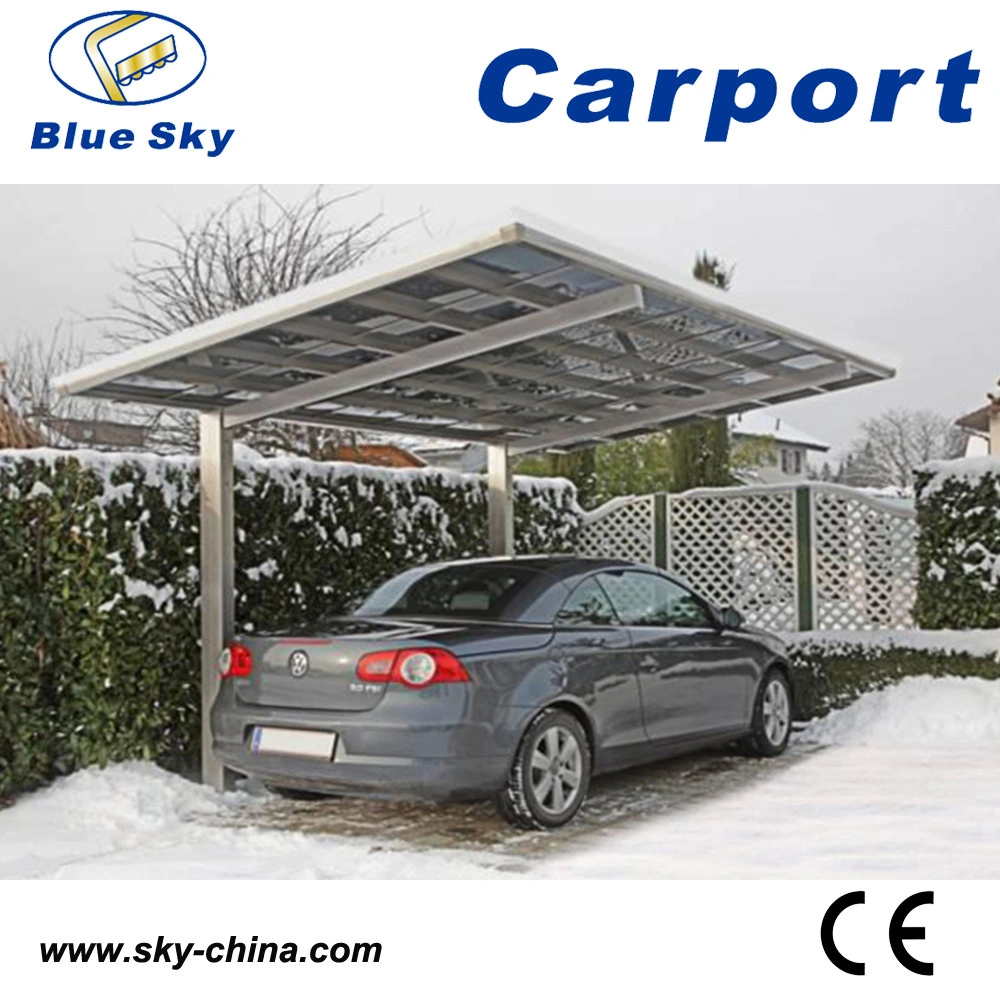 Mobile Steel Structure Polycarbonate Carports for 2 Cars Park