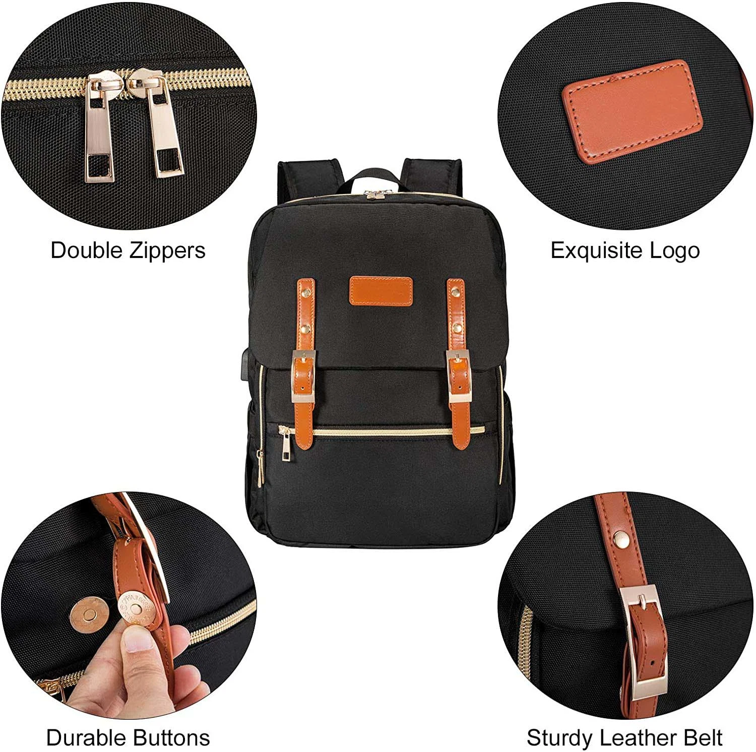 15.6 Inch Laptop Teacher Backpack Computer Bag