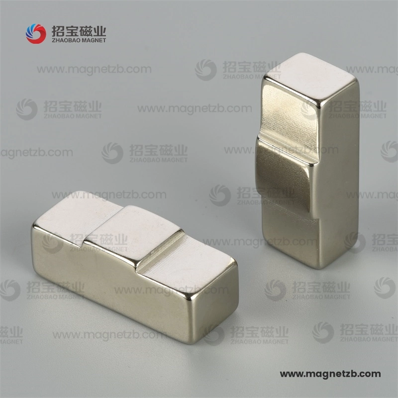 Permanent Strong Rare Earth Neodymium NdFeB Magnet Small Block Shape Magnet with Nickel Coating