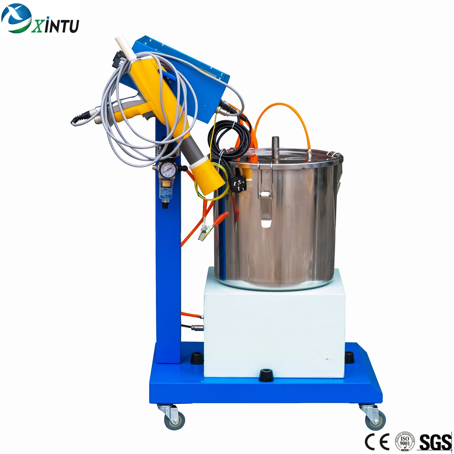 Manual Spray Gun Electrostatic Flocking Machine for Snow Christmas Tree