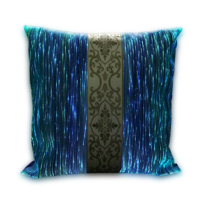 OEM Wholesale/Supplier Glow in The Dark Plush Fabric Lighting up Fiber Optic Luminous Fabric