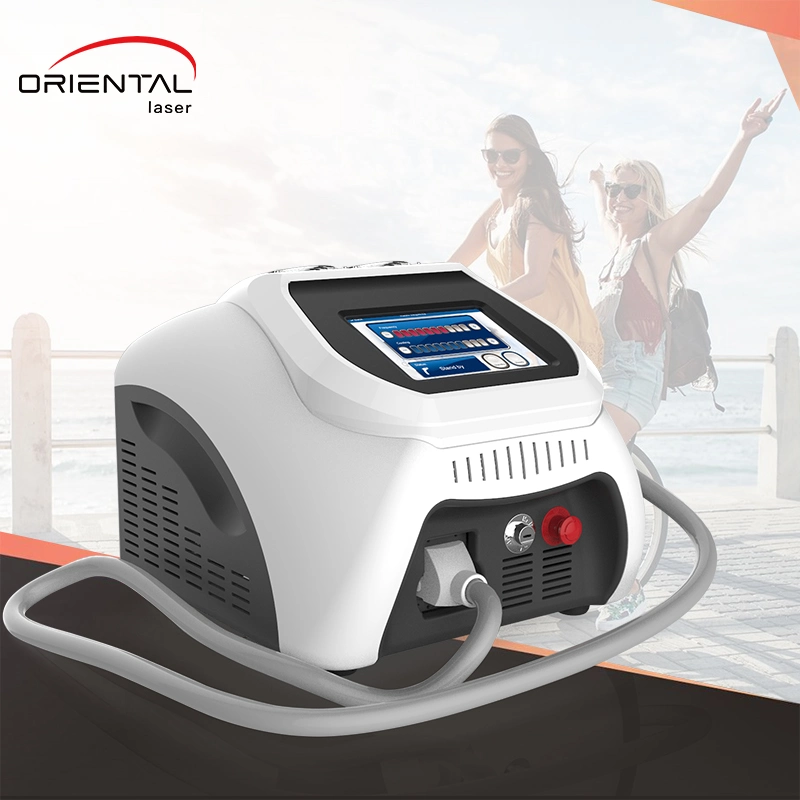 Oriental-Laser Portable 808nm Laser de diodo de remoção de pêlos a laser Dispositivo de depilação Beleza Equipamento