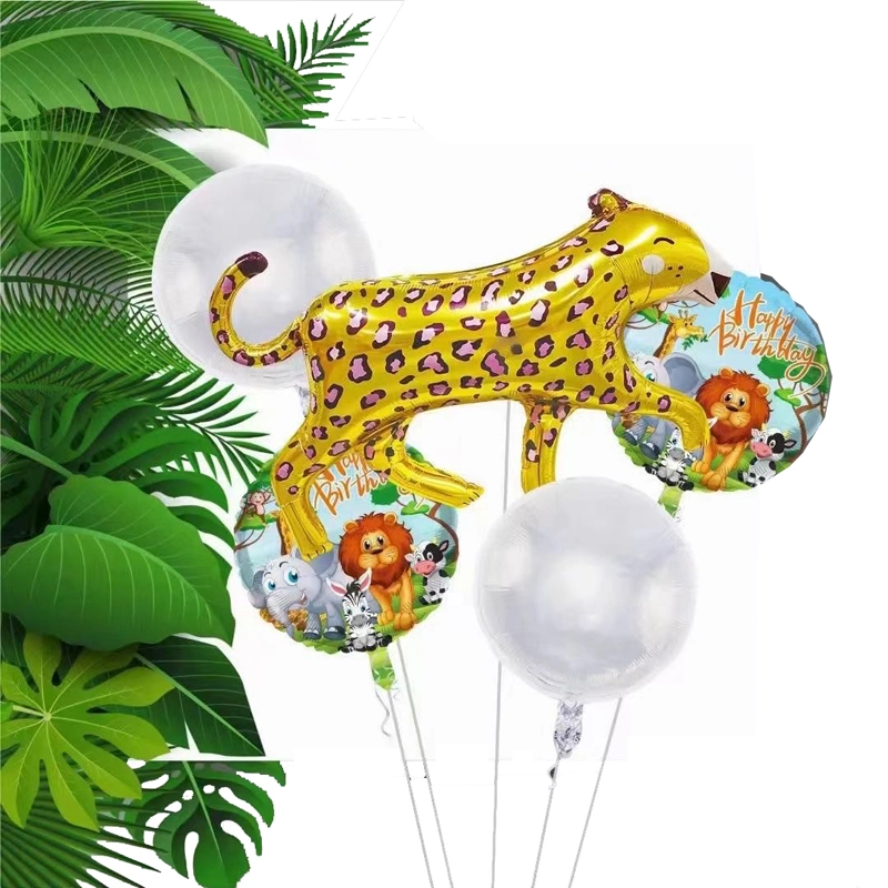 Kids Theme Birthday Party Supplies Dinosaur Foil Helium Balloon for Indoor Decoration