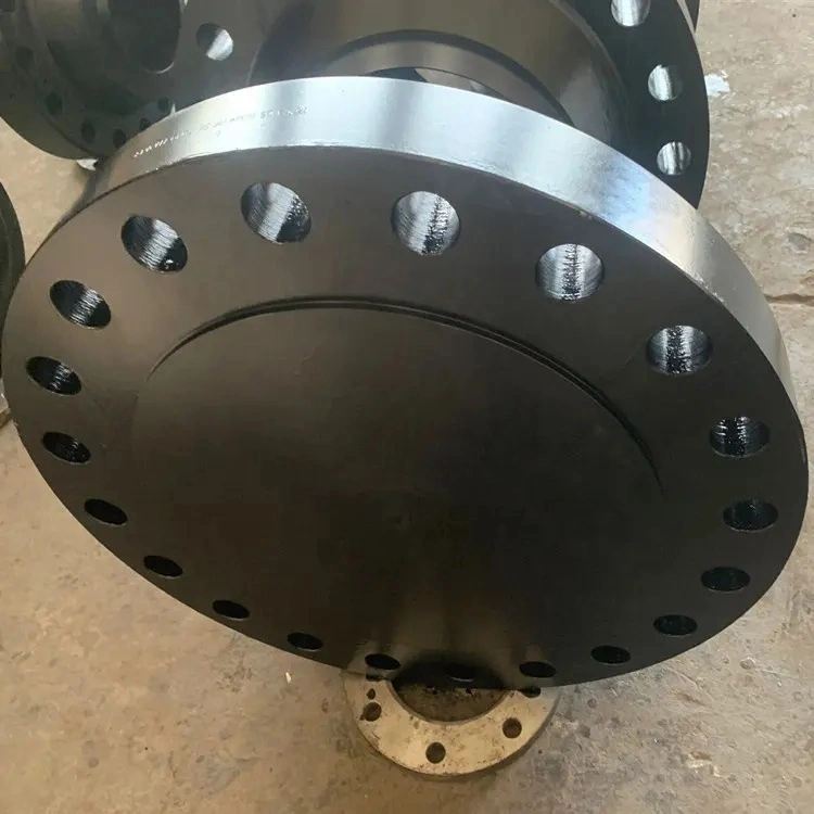 High quality/High cost performance  Malleable Cast Iron Floor Bottom Flanges Threaded Blind Flange with Tapped Hole Dismantling Joint