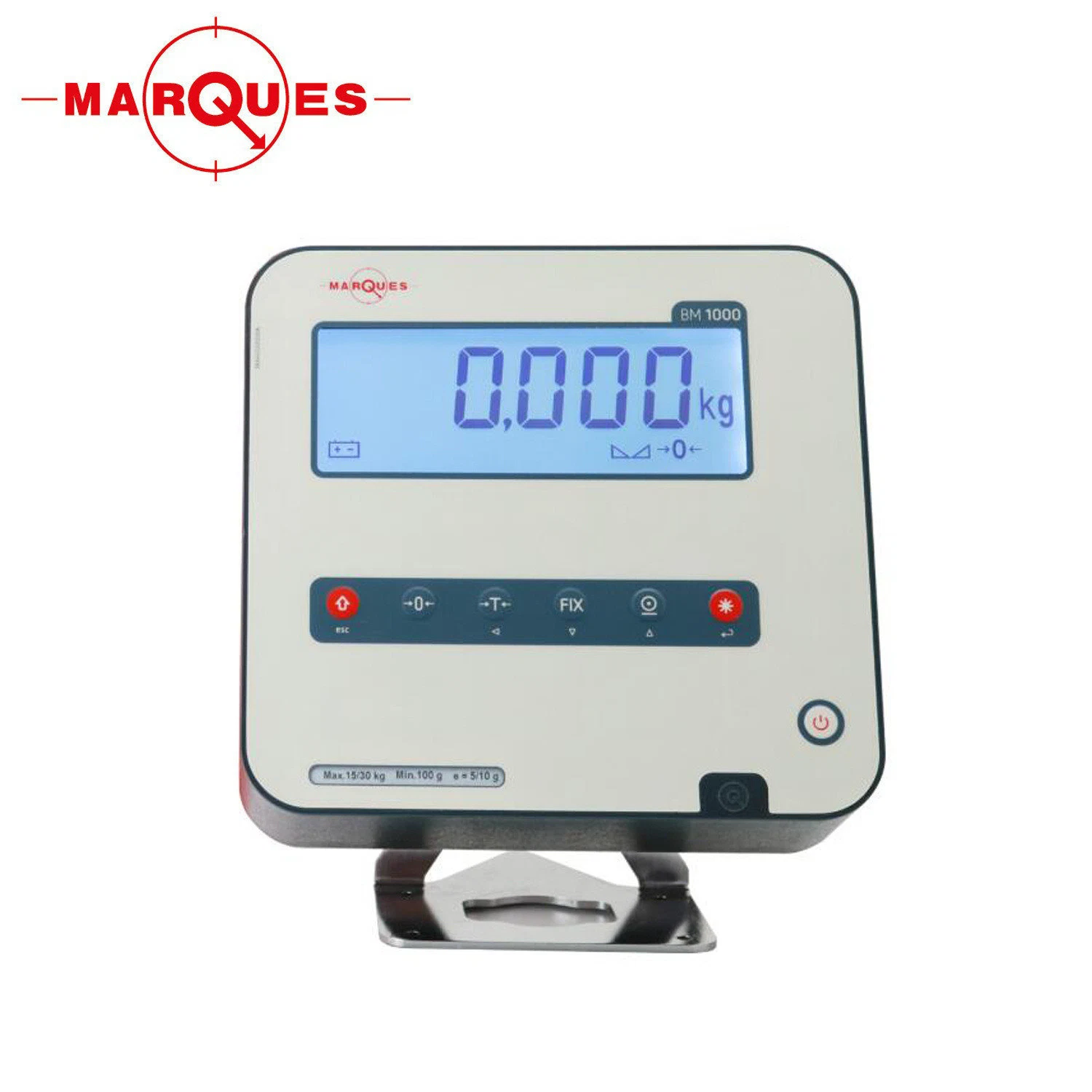 Marques 100g~15kg Dual Platform Weighing Indicator with Backlighting LCD Display for Truck Scale CE Approval
