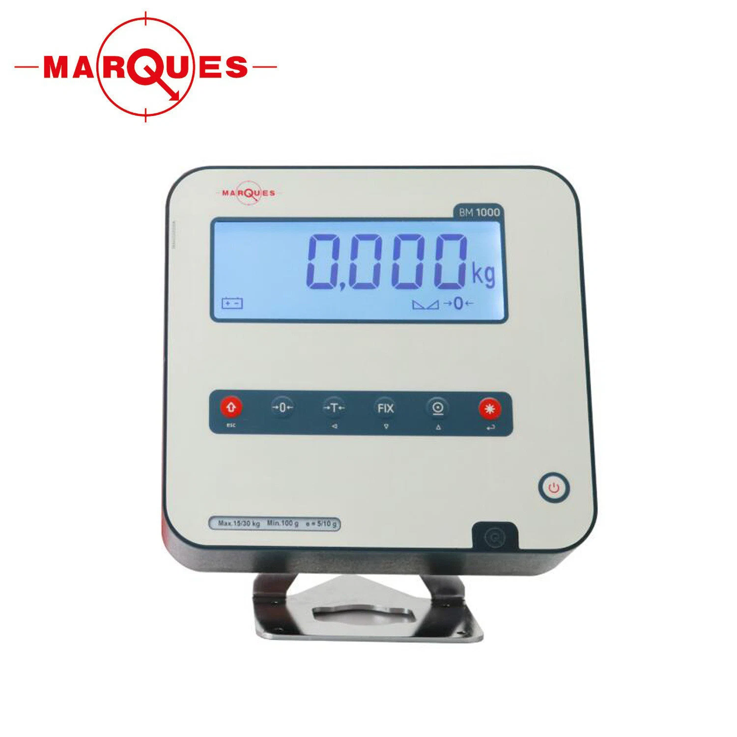 Marques 100g~15kg Indicador de pesagem de plataforma dupla com retroiluminação do LCD para escala de caminhões HOMOLOGAÇÃO CE