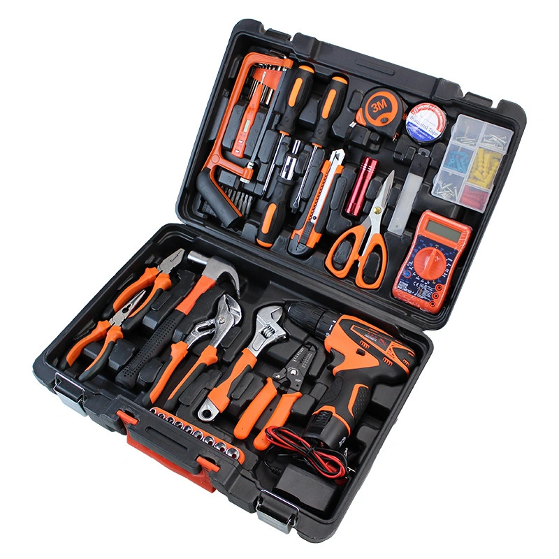 Electrician Screwdriver Hammer Wrench Tools Sets 12V Electric Cordless Drill Household Hardware Power Tools Set