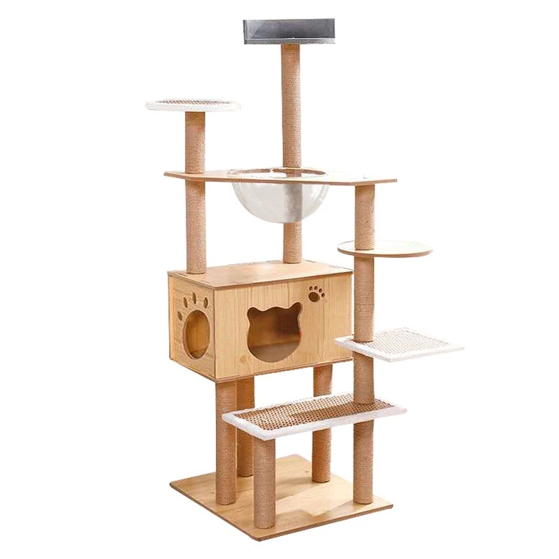 Furniture Plank Cat Climbing Column Cat Platform All-in-One Pet Toys