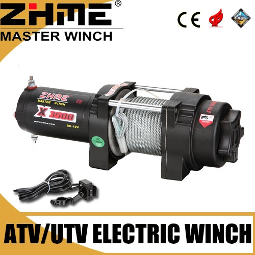 UTV 12 Volt 3500lbs Electric Capstan Winches