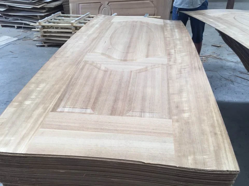 Madera Natural Chapa de Madera Molded Door Skin / Contrachapado Door Skin