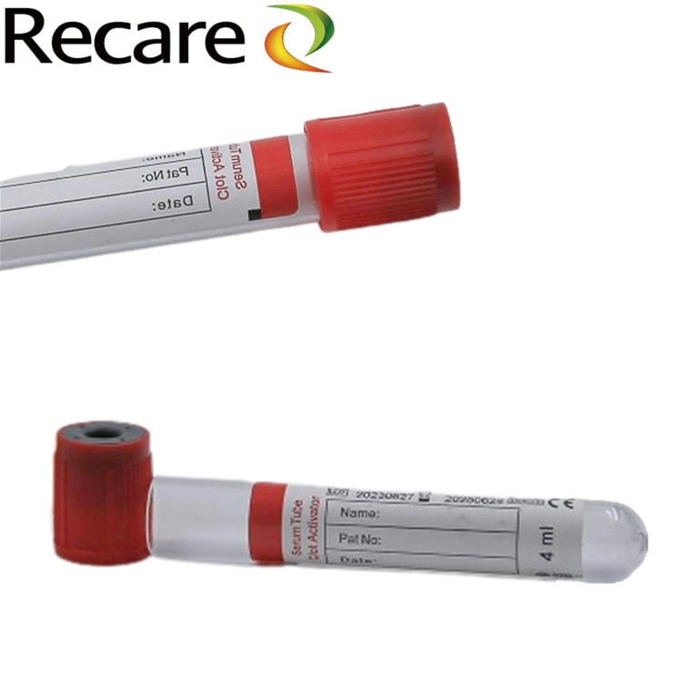 serum clot activator blood Collection Tube PET glass on sale low price