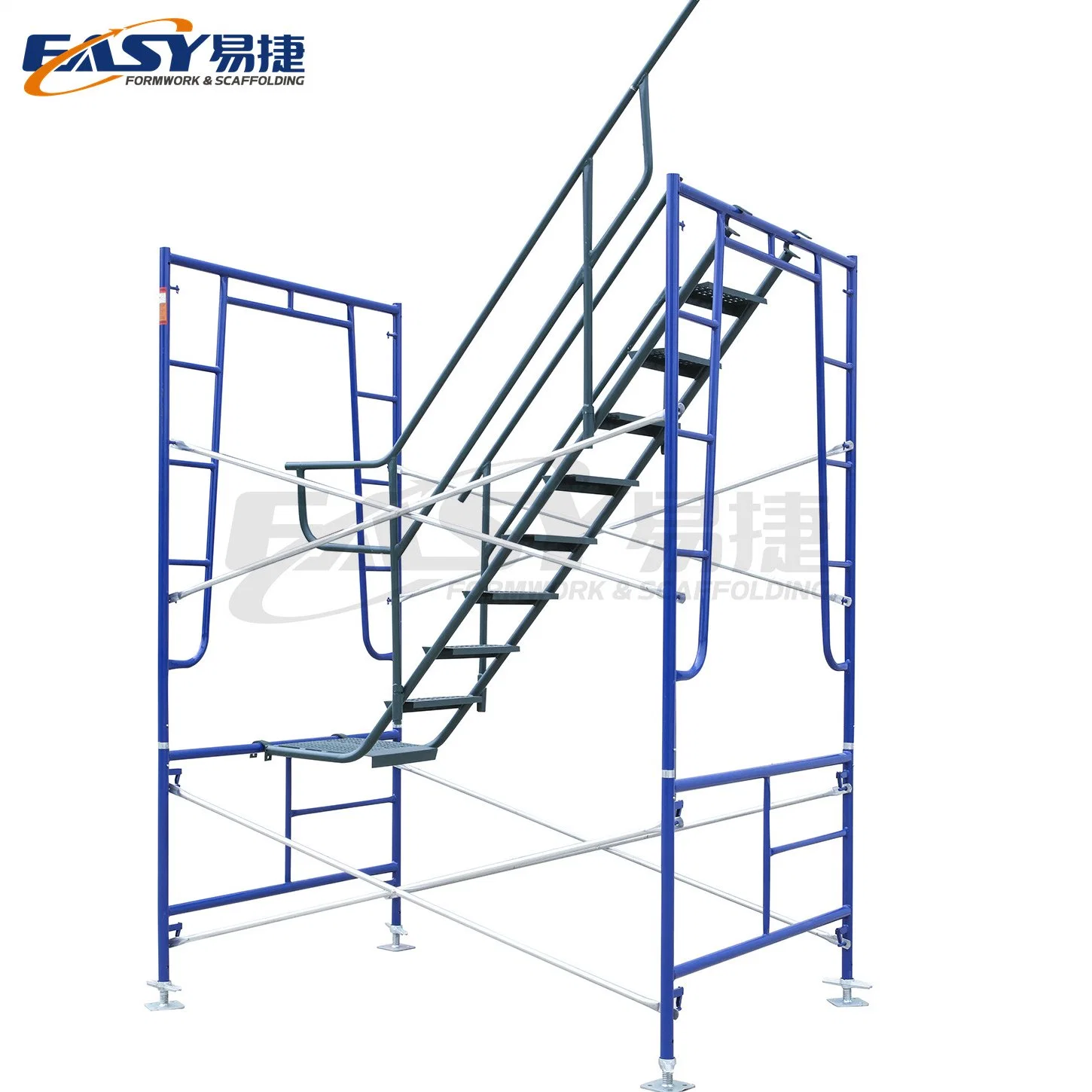 Eays 5% off Scaffolding Construction American HDG Painted Powder Coated Mason Walk Thru Narrow Ladder Snap Folding a Steel Heavy Duty H Frame Scaffolding