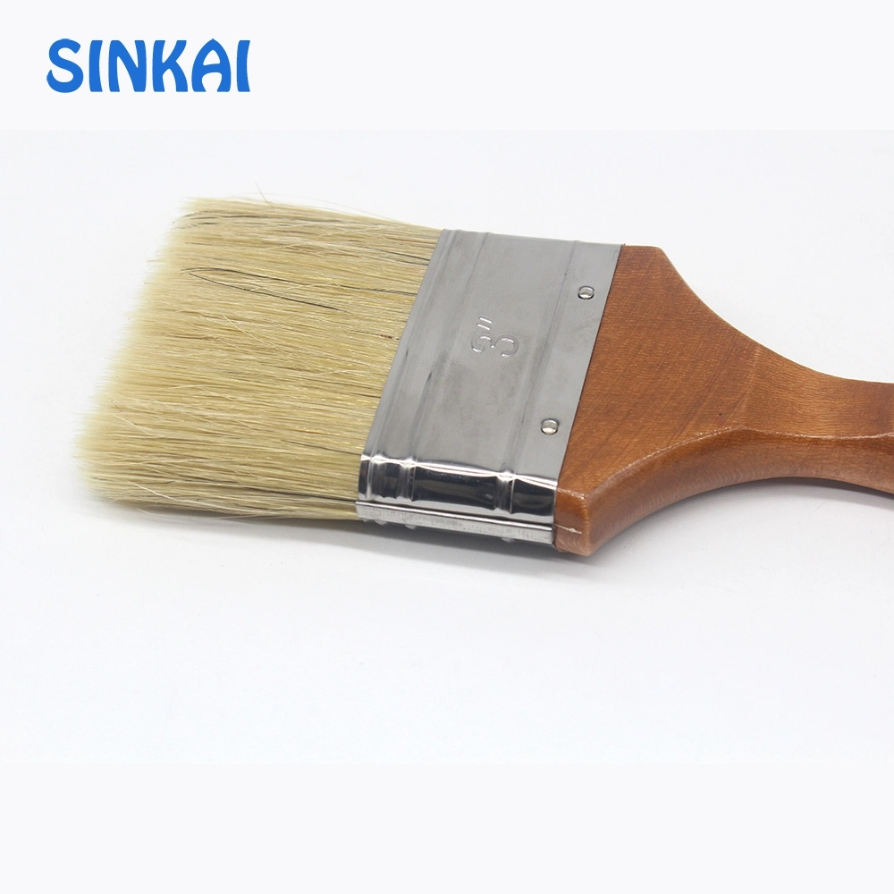 Wooden Handle Industrial Use Bristle Paint Brush