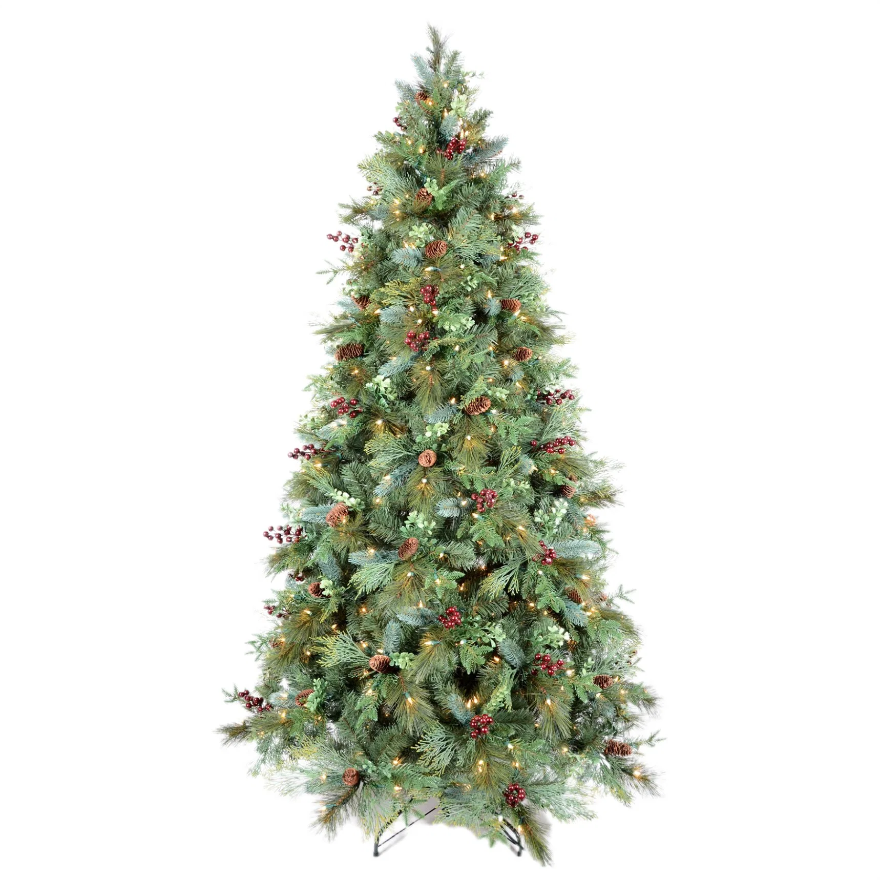 Factory Hot Selling Prelit LED Lights Premium Artificial PE PVC Christmas Tree for Home Indoor Outdoor