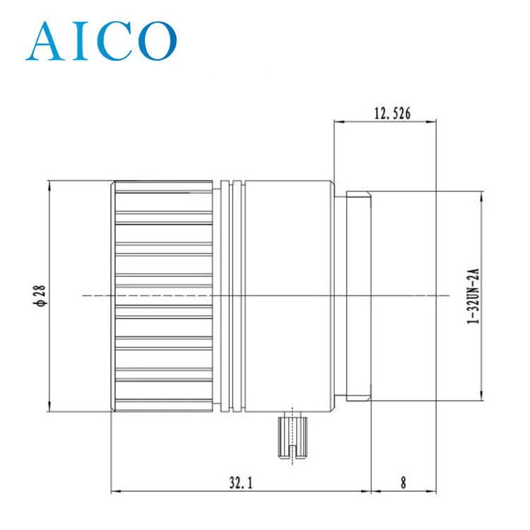 UHD Focal Length 8.0mm 1/1.8" F1.8 12MP CS Mount FL 8mm 1/1.7in 4K CS-Mt IR Correction Fixed CCTV Cam Lens