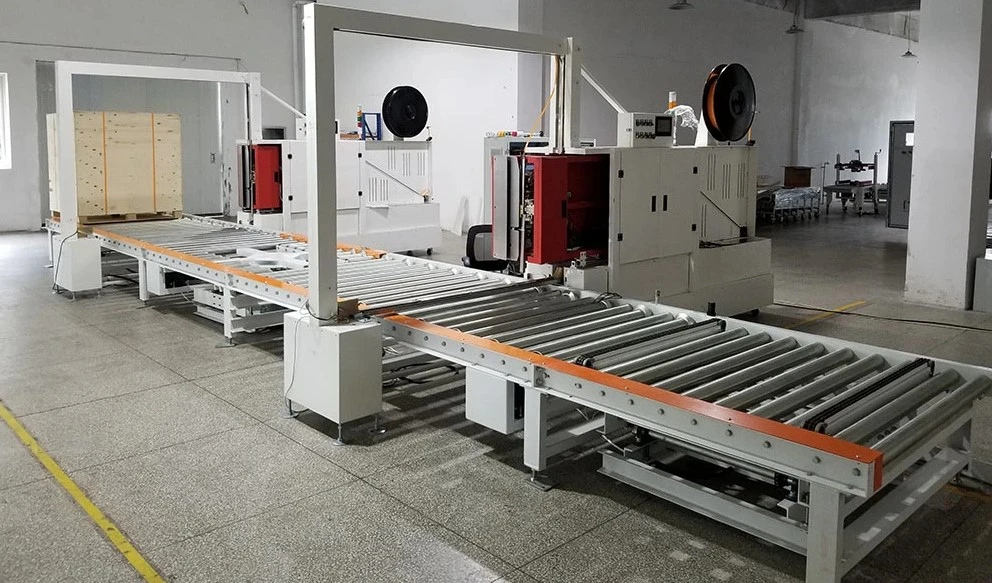 Automatic Pallet Banding Machine Ppp Pet Strapping Pallet Machine