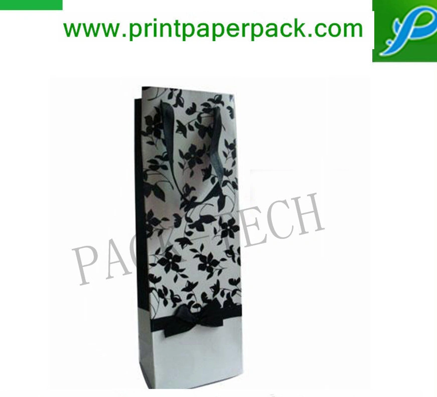 Embossed Fashion Promotional Paper Coffee Printed Shopping Golf Wine Packaging Bags