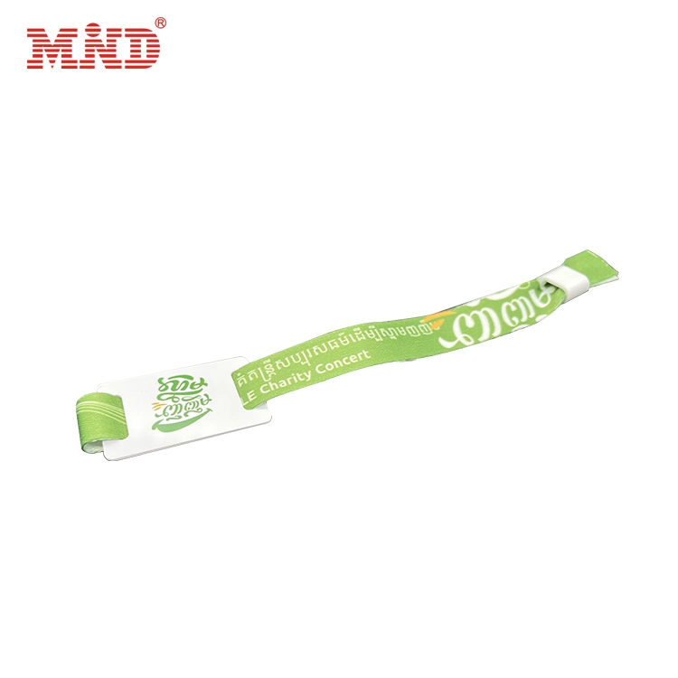 Amusement Park/Music Festival/Event Disposable Woven RFID Wristband Bracelet