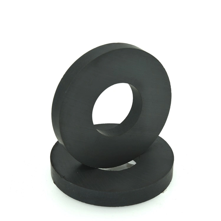 High Performance 8 Poles Ferrite Magnet Round Disc Ring Magnet for Sale and Industrial Wide Use