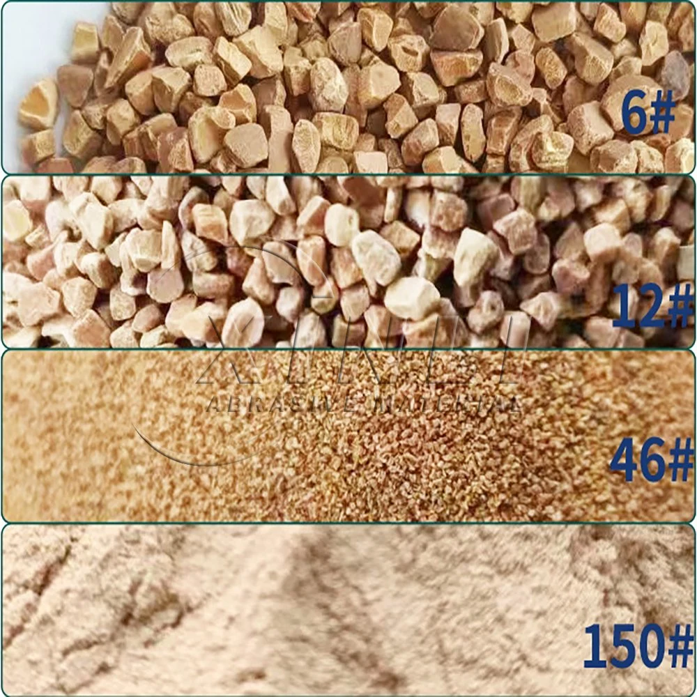 Polimento e retificação de manchas material de almofada para animais de nogueira Nogueira Tratamento de esgoto de shell material de filtro de nogueira pó de revestimento