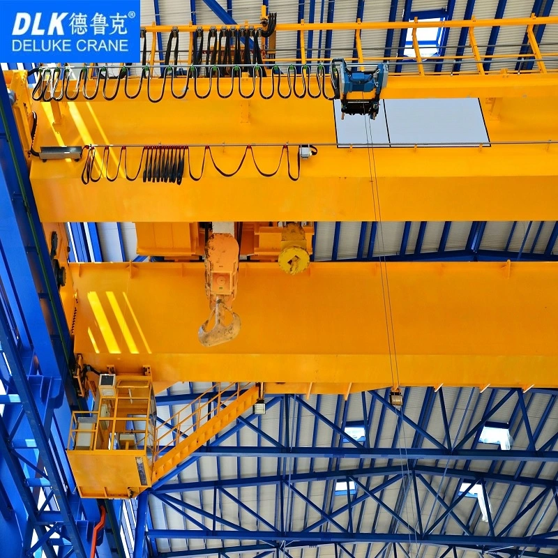 Construction Machinery Qd Type 350 Ton Double Girder Overhead Crane with Hook for Sale