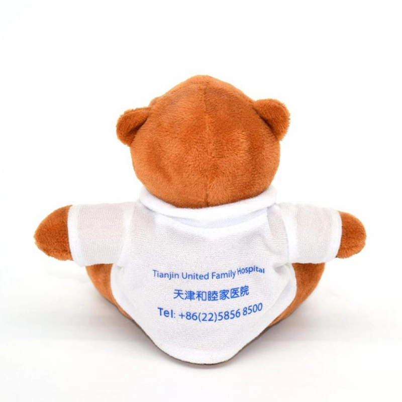 20cm Custom Made Stuffed Animal Patches Plush Mascot Toy Doctor Teddy Bear