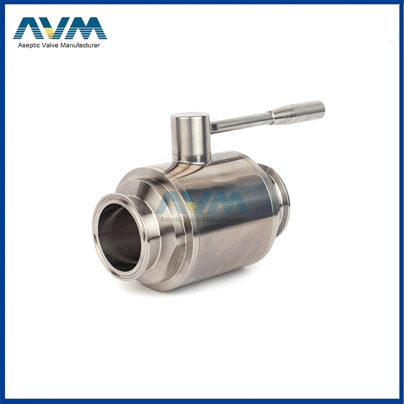 SS304 SS316L Stainless Steel Sanitary Butterfly Type Welded Ball Valve