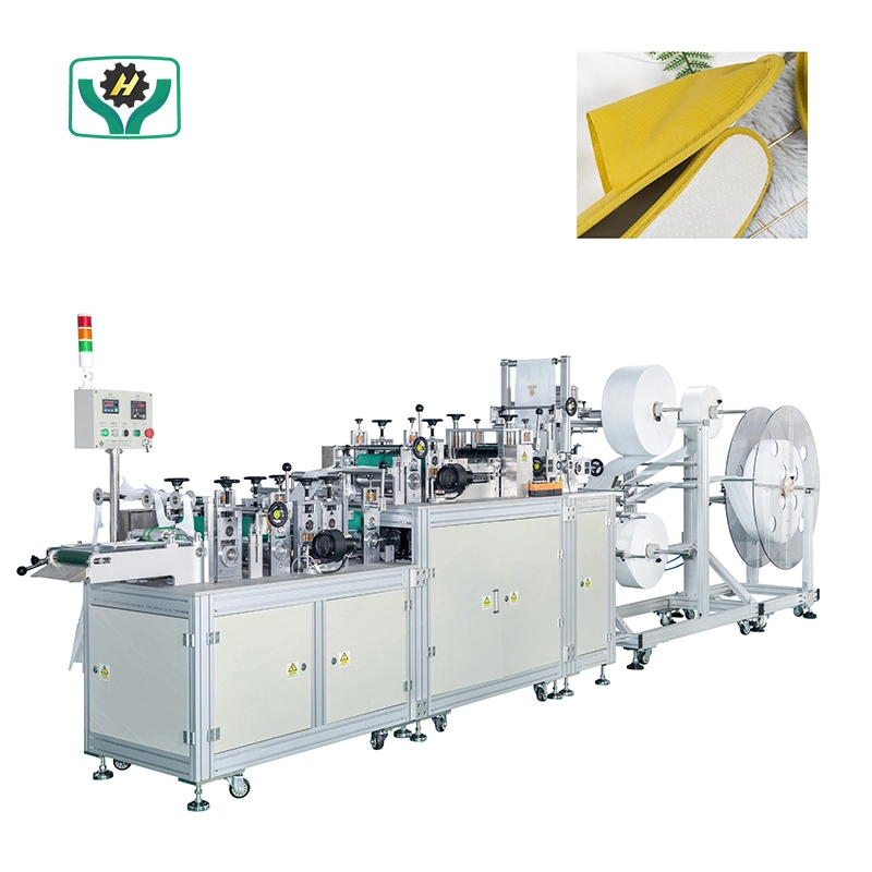 Can Print Logo Automatic Package SPA Slippers Machine Hotel Disposable Slippers Making Machine