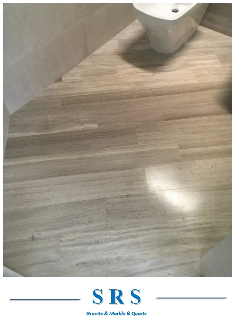 China White Wooden Grain Marble for Bathroom/Flooring/Wall