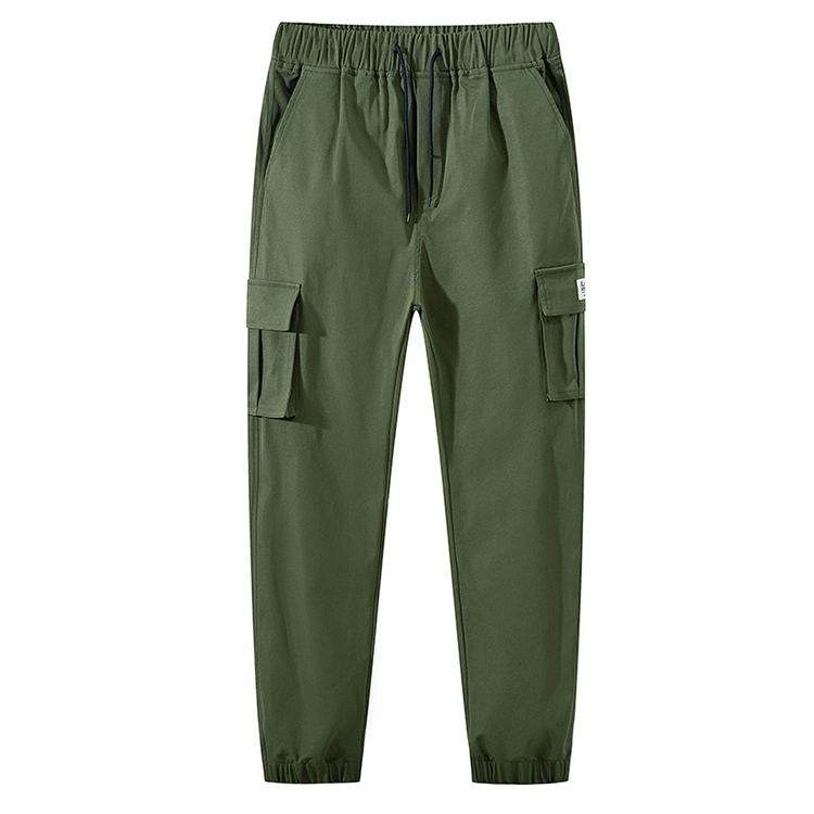 Mayoristas Custom nuevos diseños Mens cargo Pants Big Pocket Cotton Pantalones hombres