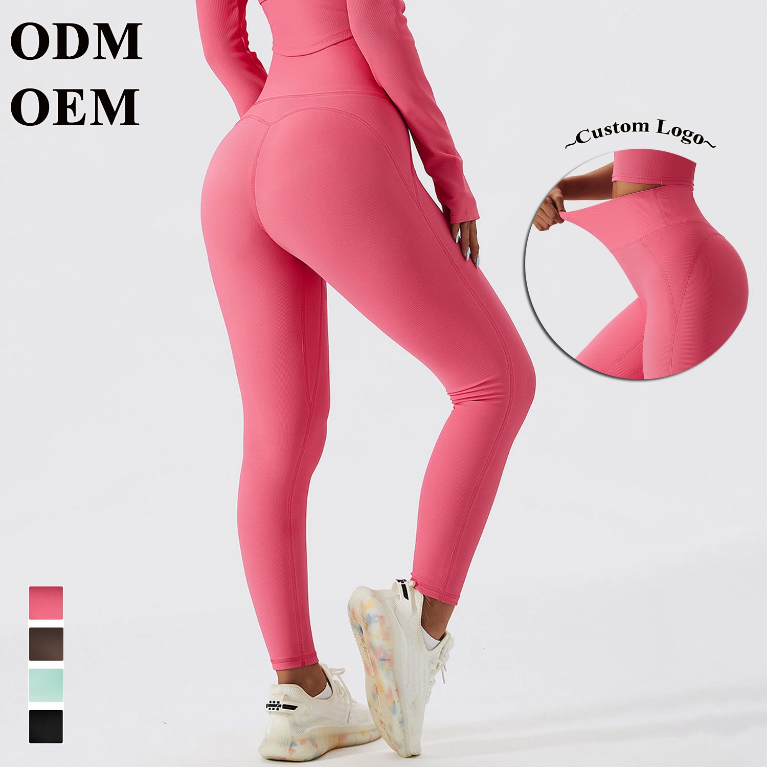 Wholesale Women Workout Sports Yoga Pants Running Fitness Gym Leggings Hip Lifting Pants Push Gym Wear