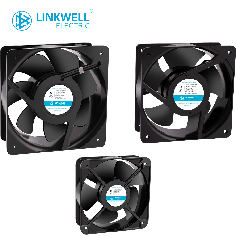 115V AC DC Ec Panel Cooling Axial Fan with PWM Control