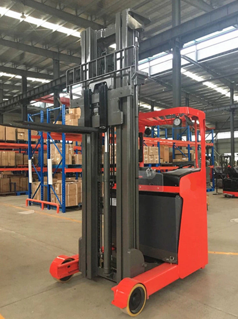 Lifting Equipment Sit on Electric Reach Truck Forklift Price