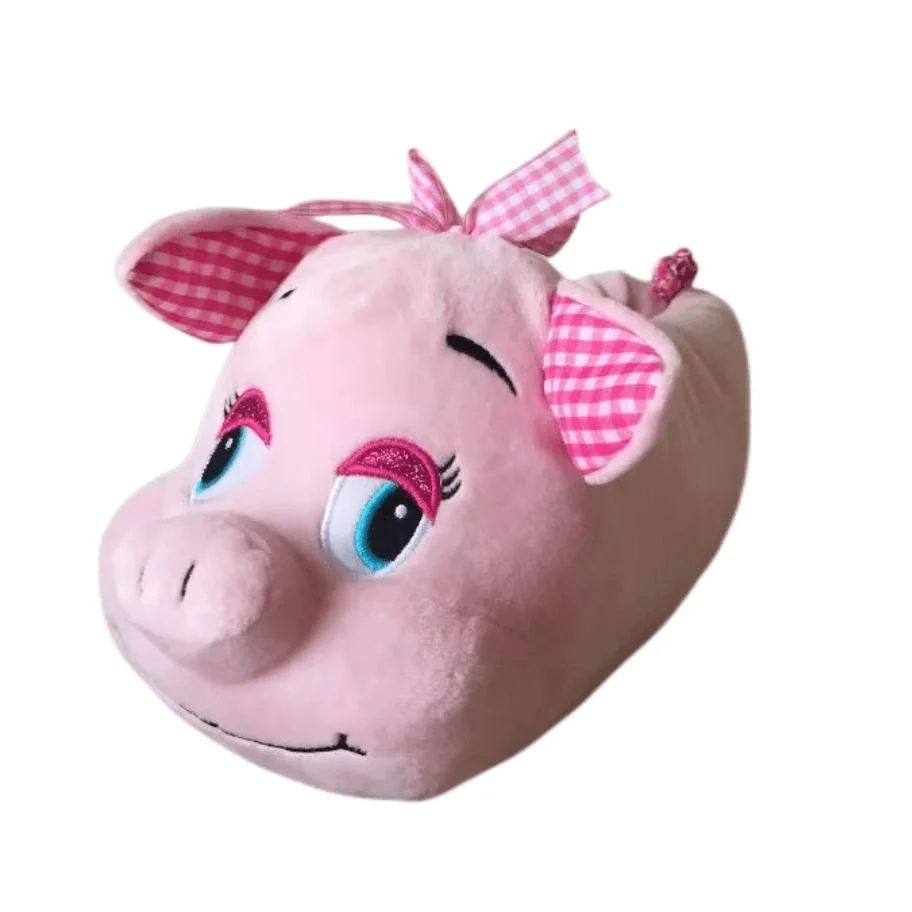 Pink Pig Animal Gorilla Fly House والبلش الدب 3D سليبر أحذية داخلية