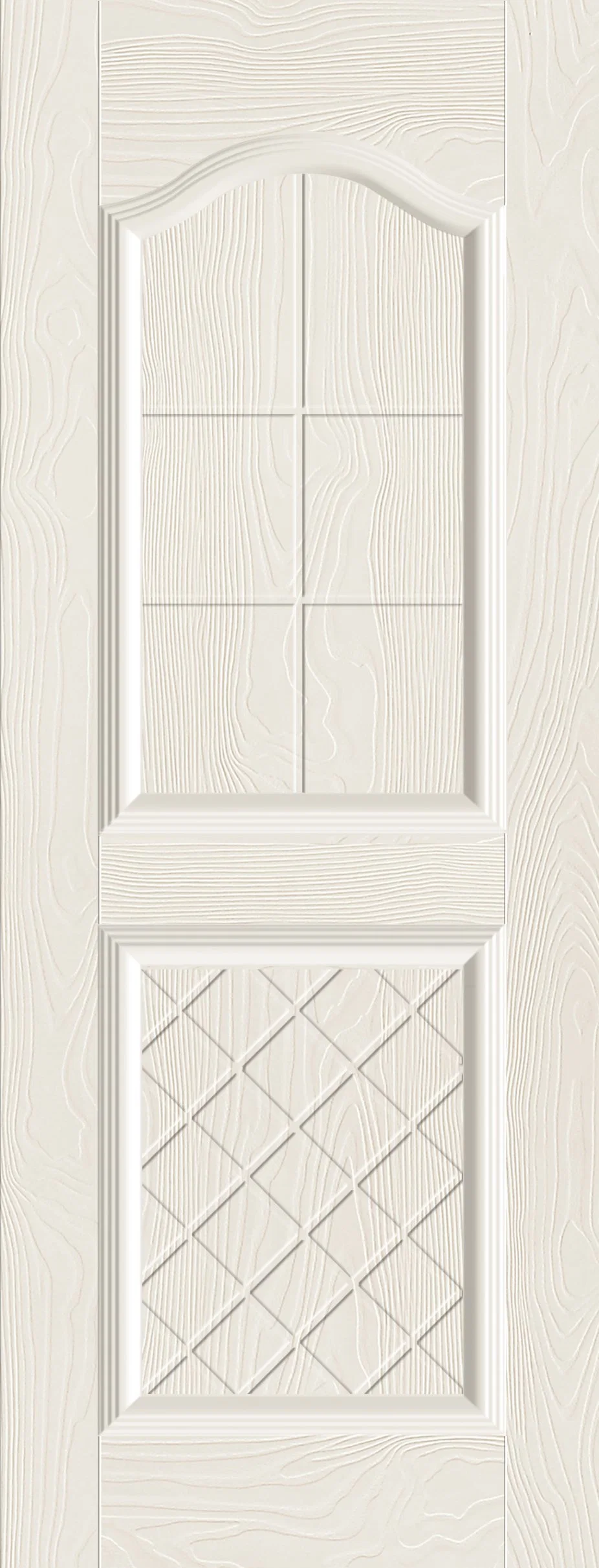 Wooden Texture Melamine Surface White Door Skin