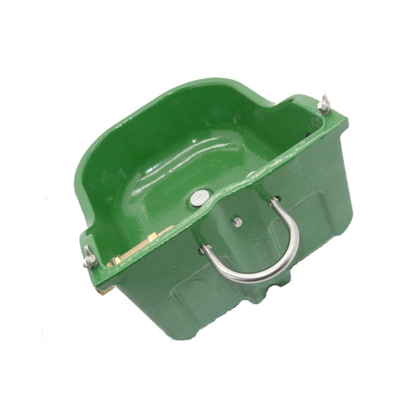 Tj-180 Gusseisen Wasser Schalen Beschichtet Pulver Oberflächenbehandlungswasser Bowl Trog PVC Float aus Gusseisen Trinker