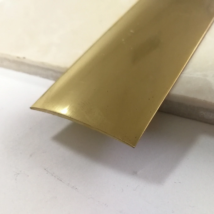 Chrome Plated of Stair Nosing Profile for Stair Brass