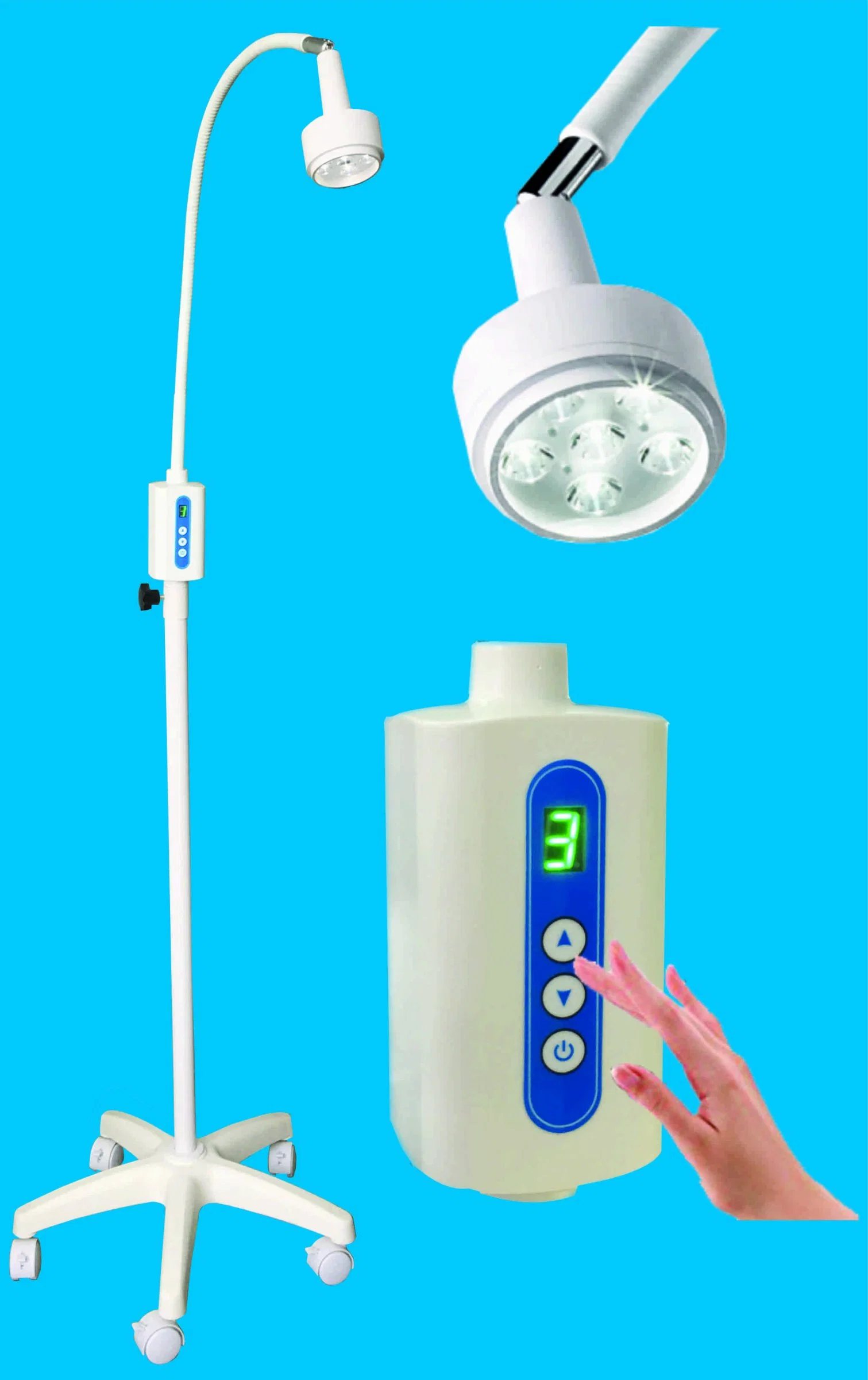 Surgical Equipment LED Surgical Light Ks-Q6d Light Touch Brightness Control