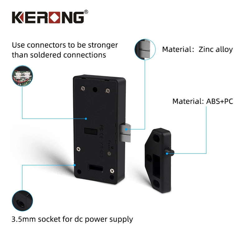 KERONG Hidden Multi-mode APP Control RFID Card Locks For Locker Cabinet Drawer