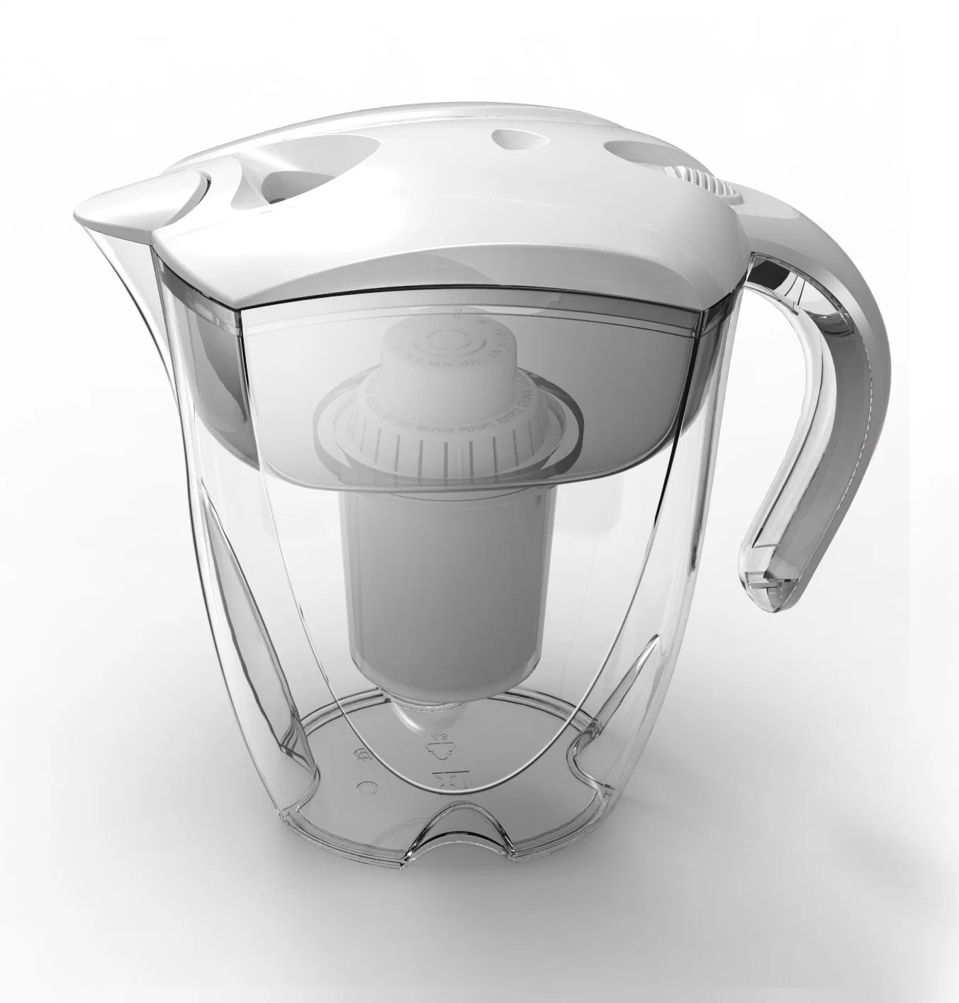 3.5L Alkaline Drinking Water Purifier Kettle With7-Stage Filtration Andmineralization System