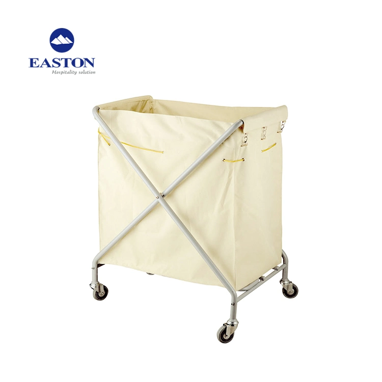 Starke Kunststoff-Material Hotel Linen Trolley