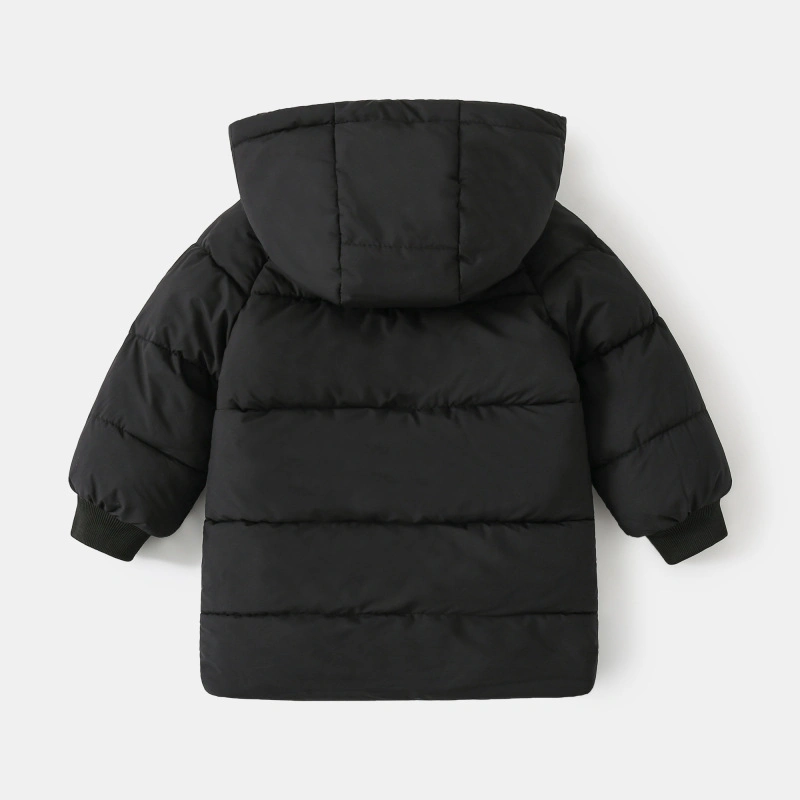 2021 OEM solide de balle surdimensionnée Kids Garçons Filles chaudes vestes Puffy épaissir le phoque à capuchon bébé hiver Down Coat