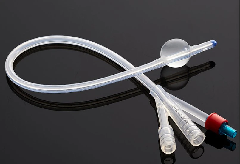 Single Use Silicon Foley Urethral Catheter with Balloon in Variety of Capacity