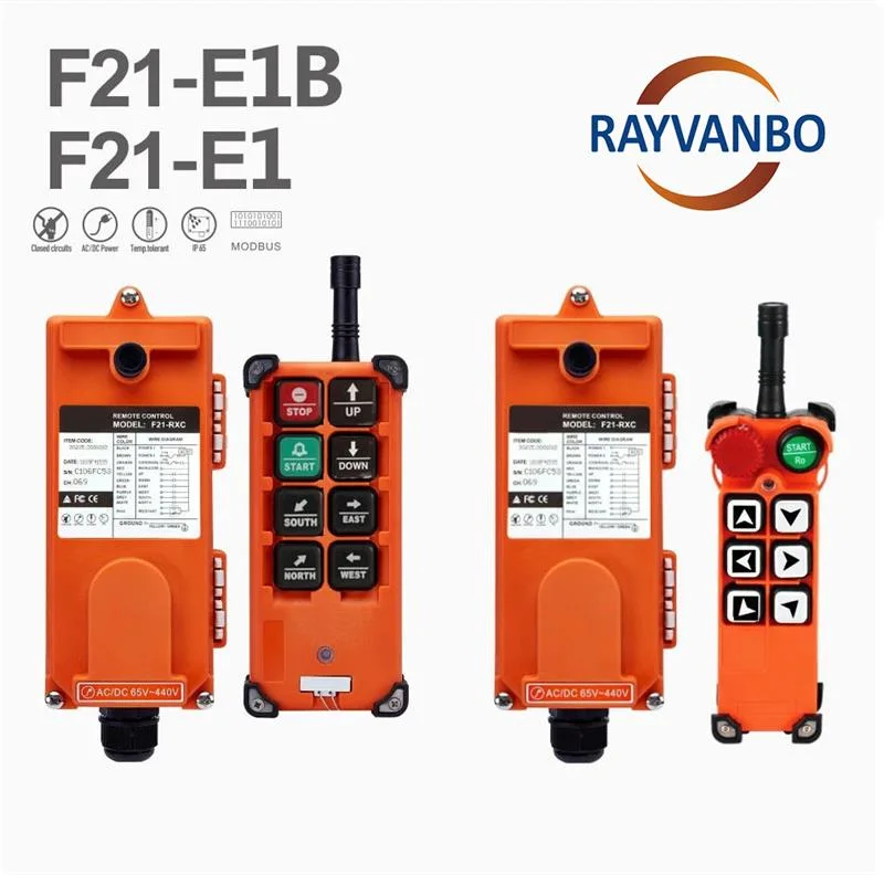 Wholesale/Supplier F21-E1b Overhead Crane Crawler Tractor Radio 6 Button Switch Wireless Original Factory Industrial Remote Control