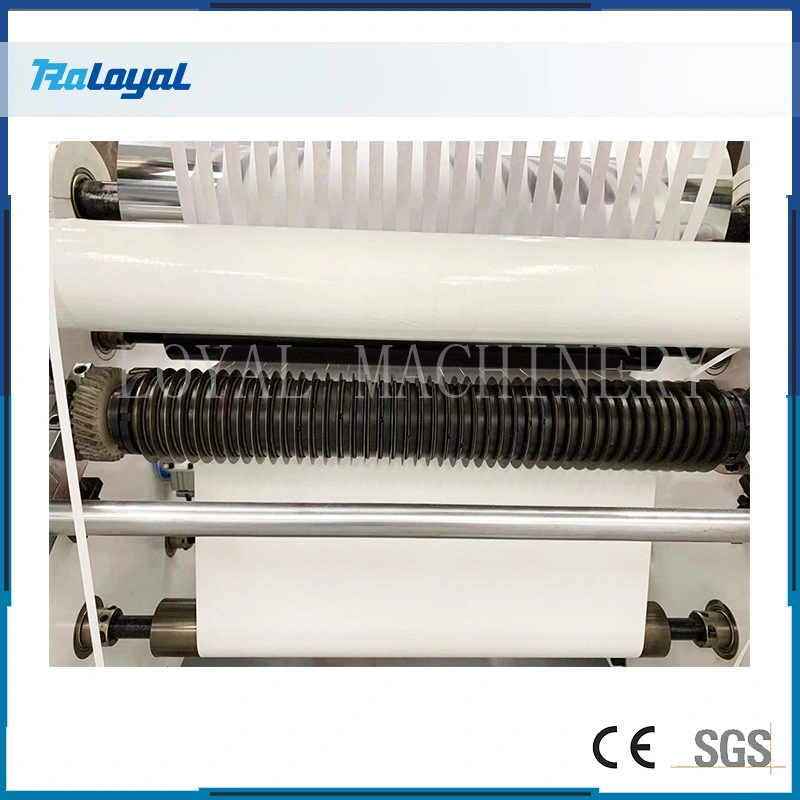 Magnetic Brake and Clutch Paper Straw Roll to Roll Slitting Machine